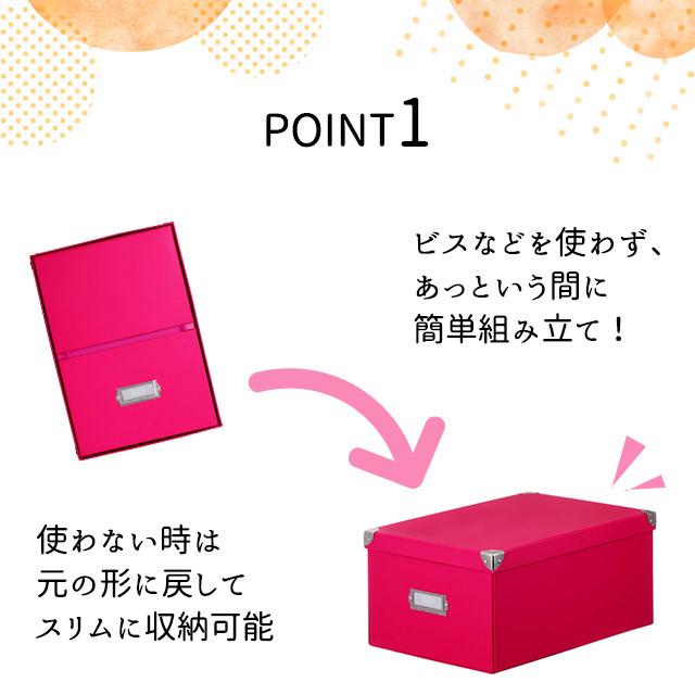 ラドンナ Toffy マジックボックスXL TMX-001N ドット 収納ケース