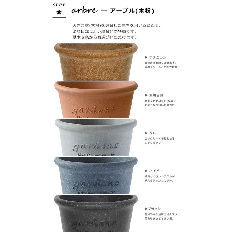 植木鉢 大型 おしゃれ プラスチック 室内 エコプランターオーバル 400 10L 幅39.8cm 奥行24cm 高さ18.2cm 八幡化成 gardens アーブル|fine-dream|08