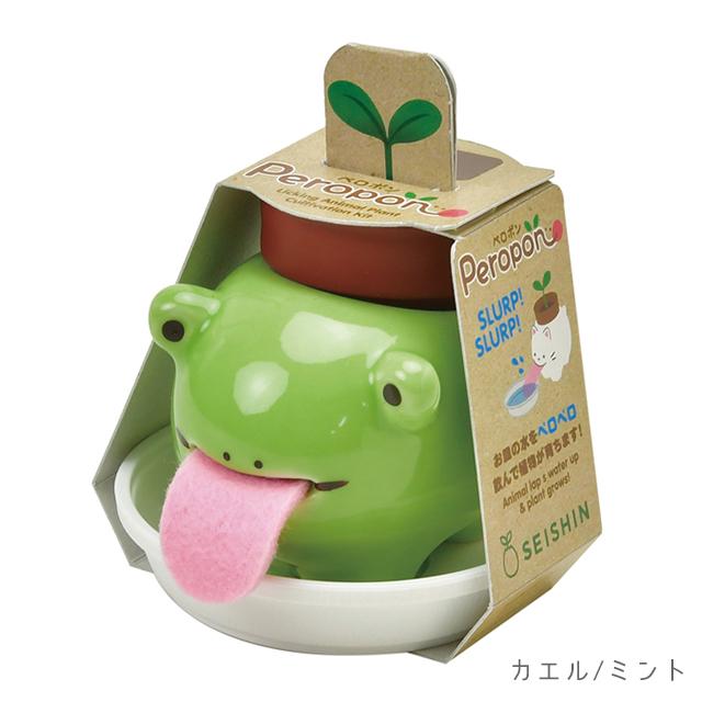 栽培キット ハーブ 聖新陶芸 ペロポン アニマルズ : おしゃれ雑貨店