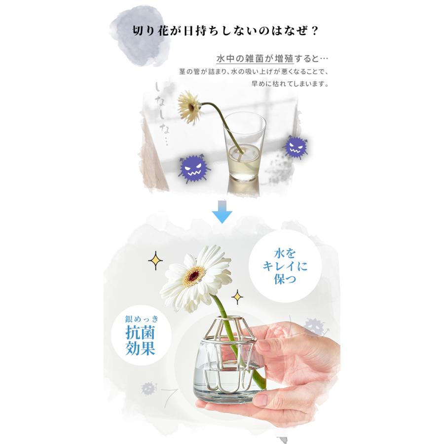 花瓶 おしゃれ ガラス風 抗菌 オークス Haana ウォーターキープ 花瓶 おしゃれ ガラス風 抗菌 オークス Haana ウォーターキープ