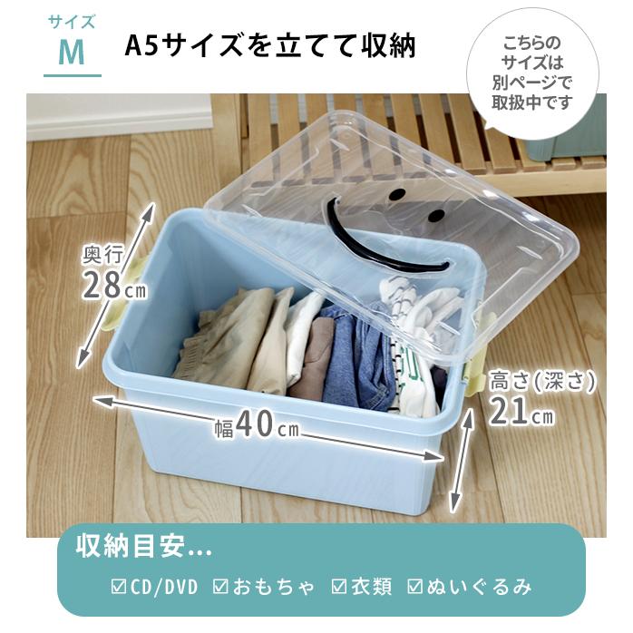 収納ケース 収納ボックス スパイス 中身が見やすいスマイルボックス L