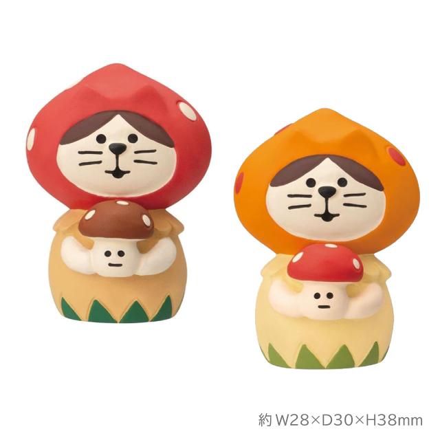 DECOLE（デコレ） コンコンブル concombre ねこずきん きのこ 赤