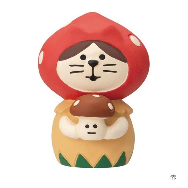 DECOLE（デコレ） コンコンブル concombre ねこずきん きのこ 赤