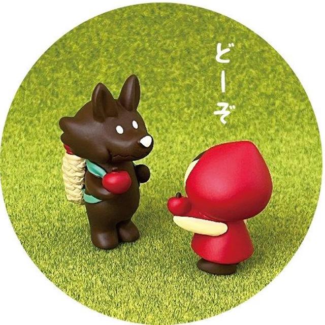 オトギッコ　オオカミ DECOLE（デコレ） 爆買 赤ずきんマスコット おはなやさんオオカミ