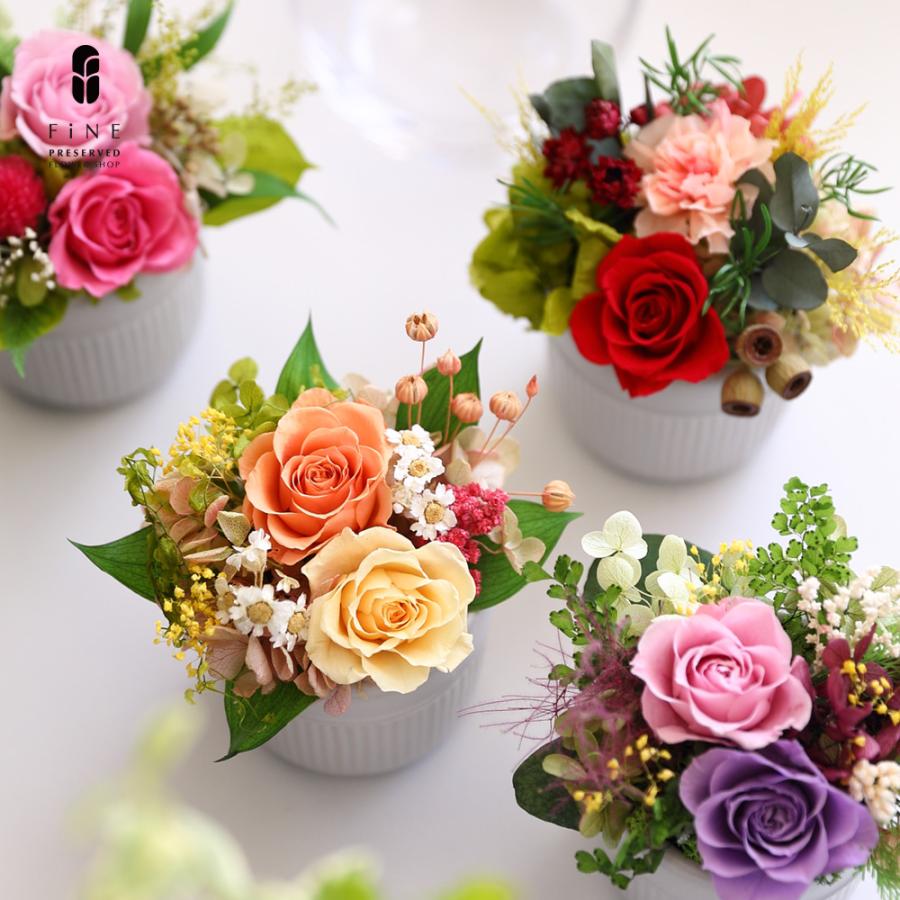 プリザーブドフラワー 母の日 プレゼント ギフト 花  誕生日 結婚祝い 新築祝い 開店祝い クリアケース プリフラギフトボックスS バラ 女性 母 義母 人気（Yahoo!・プリザーブドフラワーFine）