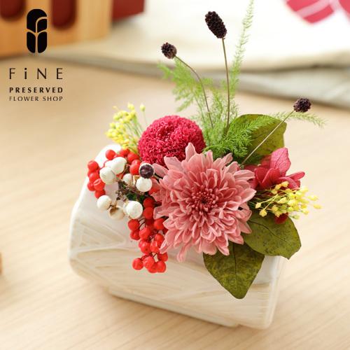 プリザーブドフラワー 和風アレンジ ギフト 彩波 いろは 小サイズ 15時までのご注文であすつく プレゼント 和室 インテリア 誕生日 喜寿 長寿 お祝い Ag340s プリザーブドフラワーfine 通販 Yahoo ショッピング
