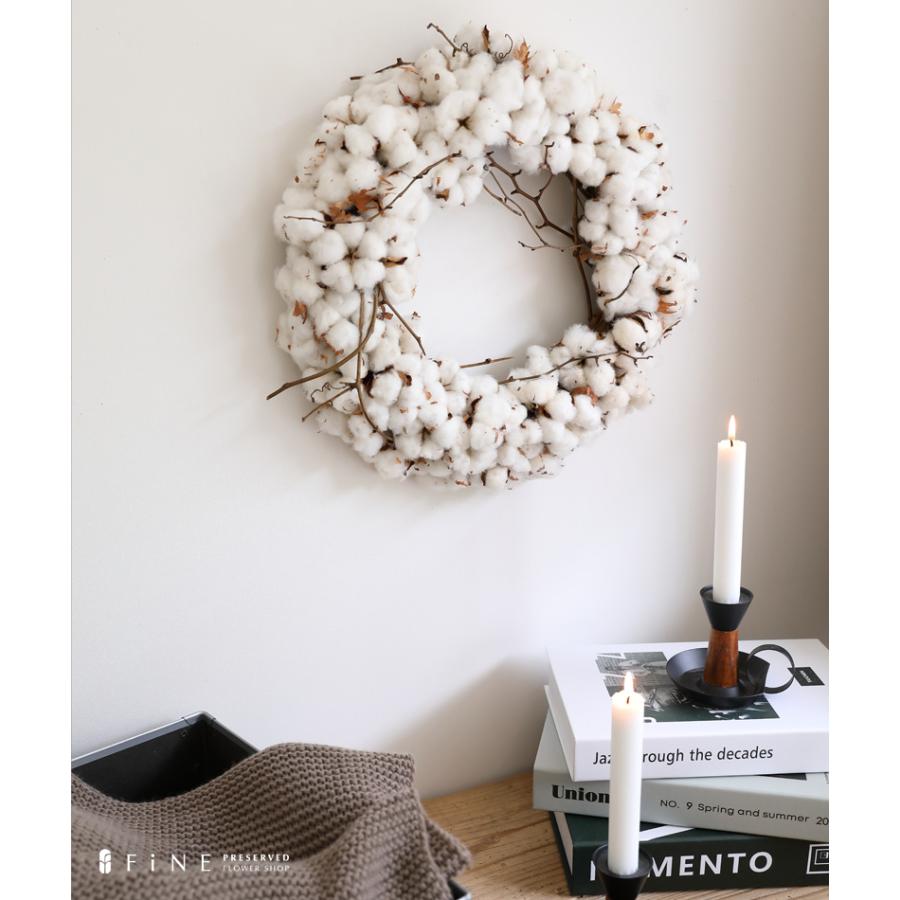 クリスマス リース ワタの実リース クリスマスリース 特大 36cm 北欧