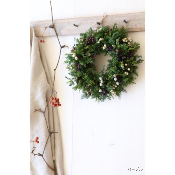 クリスマス/リース/キャロル/15時までのご注文であすつく/クリスマスリース/ギフト/ユーカリ/プリザーブドフラワー/プレゼント/インテリア|fine-flower|03