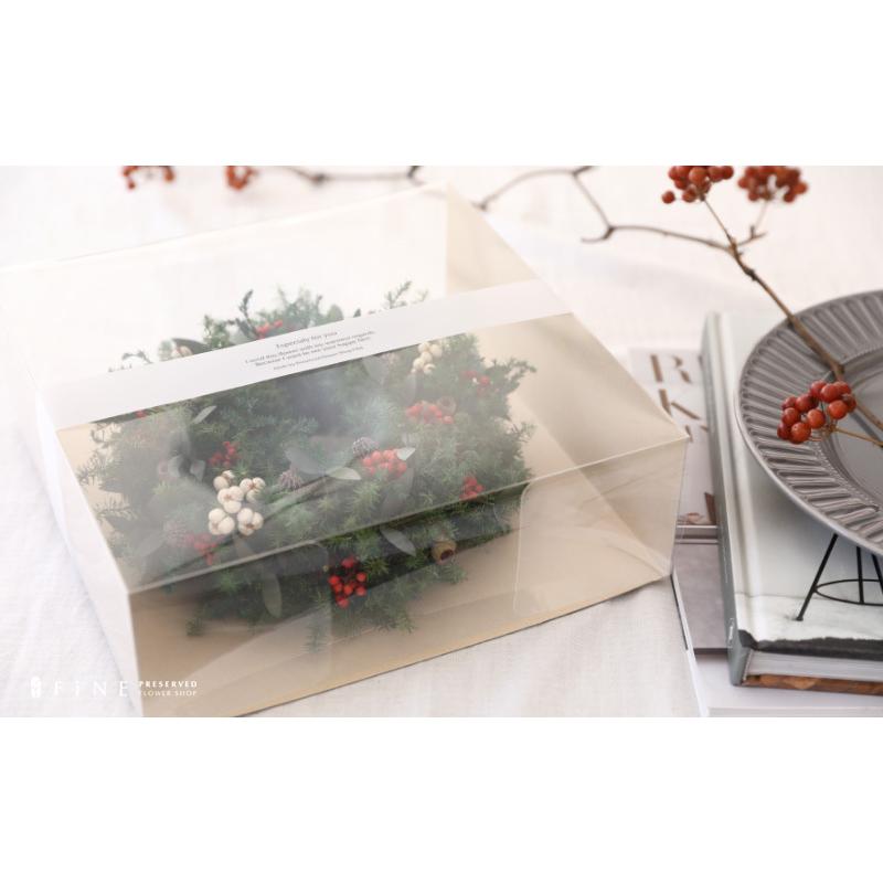 クリスマス/リース/キャロル/15時までのご注文であすつく/クリスマスリース/ギフト/ユーカリ/プリザーブドフラワー/プレゼント/インテリア|fine-flower|05