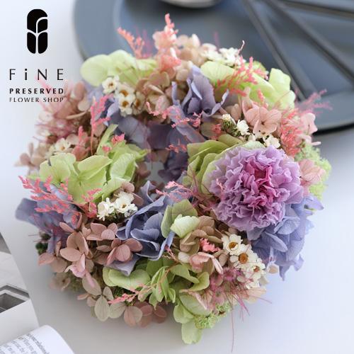 1798円 超歓迎 プリザーブドフラワー プレゼント ギフト 壁掛け パフィー リース インテリア 誕生日 お祝い 結婚祝い 新築祝い 開店祝い 開業祝い 送料無料