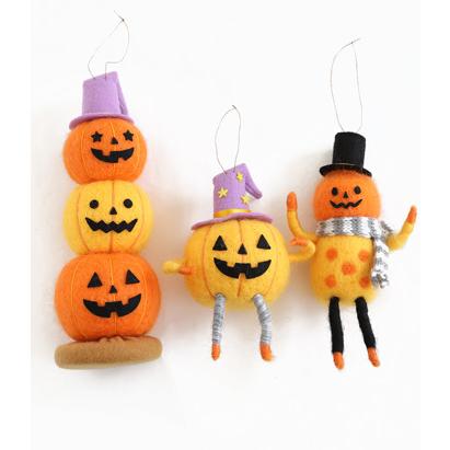 ハロウィン 飾り パーティ インテリア フェルトオーナメントA・B/15時 