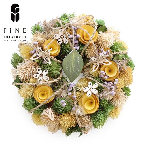 春輸入リースmサイズ 15時までのご注文であすつく 直径約23 5 26 5cm 輸入リース プレゼント 春リース ドライフラワー 輸入ドライリース