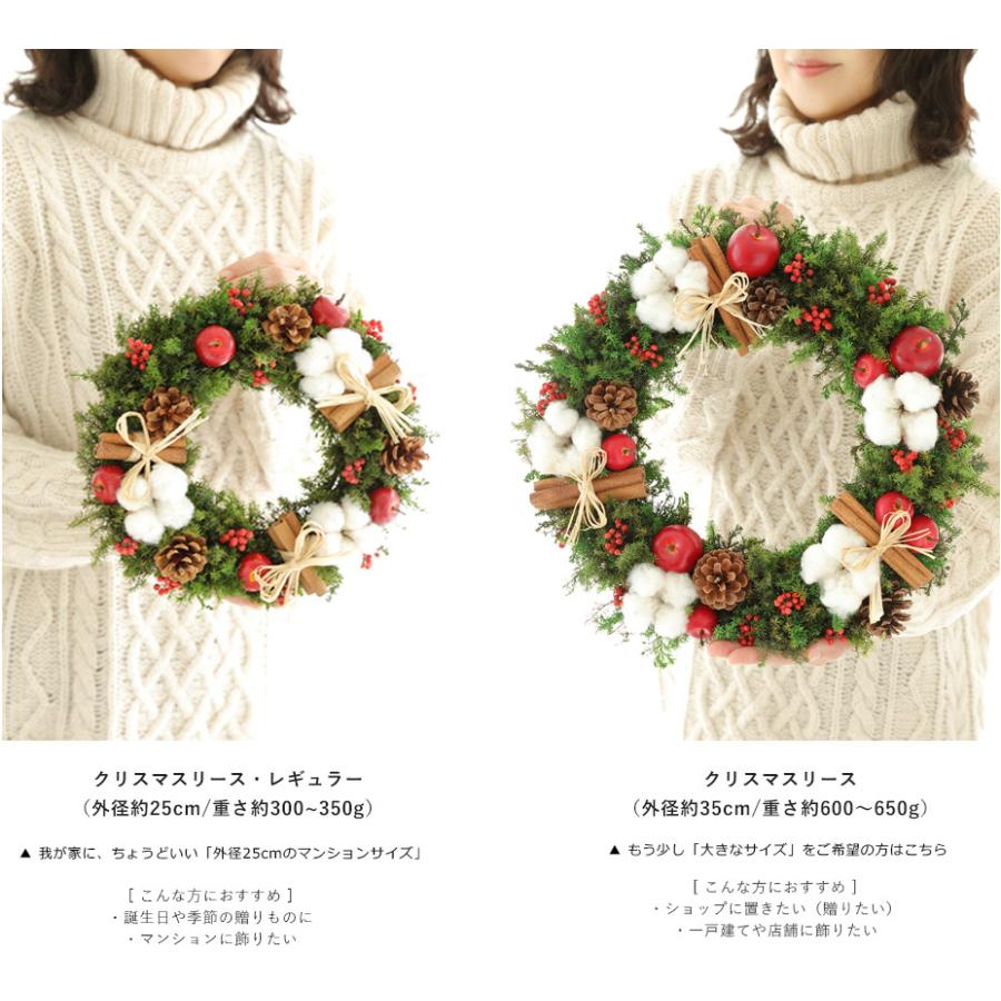 クリスマスリース・レギュラー プリザーブドフラワー クリスマス