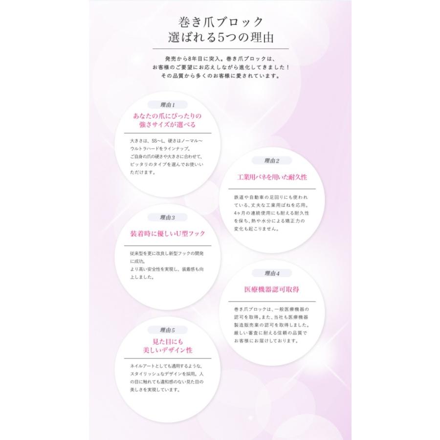 【初回限定】巻き爪 ブロックお試しセット【お一人様2点限り】 矯正｜fine-hearts｜08