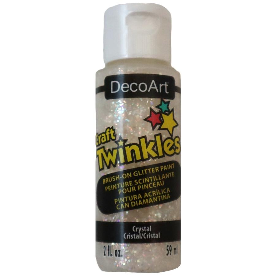 デコアート クラフトトゥインクル 2oz(59ml) 260-6301 クリスタル