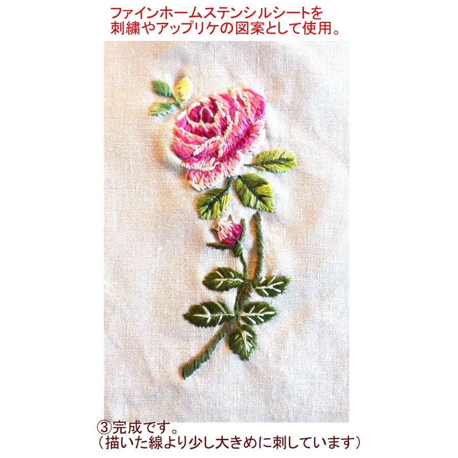 ファインホームのステンシルシート トロピカルフルーツLサイズ fh-053L