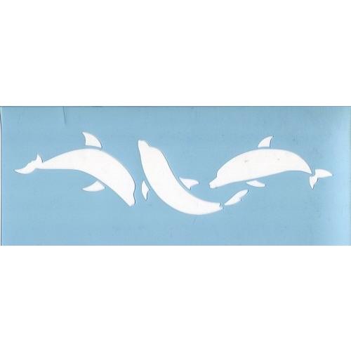 ファインホームのステンシルシート イルカLサイズ fh-151L : ファイン