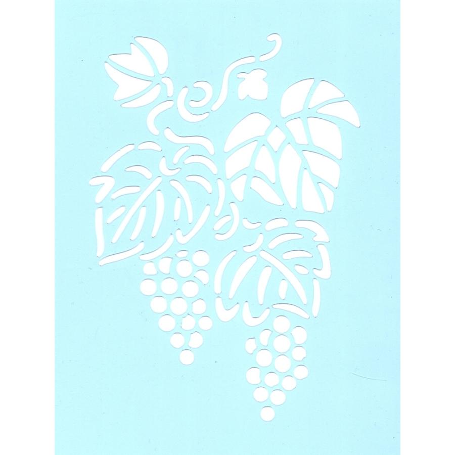 ファインホームのステンシルシート Fh 178s ぶどう２ Sサイズ Fh 178s ファインホーム 通販 Yahoo ショッピング