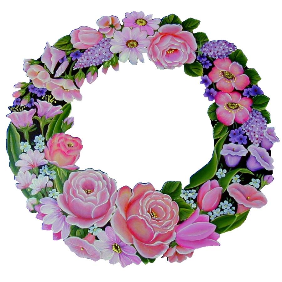 トールペイント ご自分で描く 図案付白木素材 Mh 499 ピンクフラワーリース Mh 499 ファインホーム 通販 Yahoo ショッピング