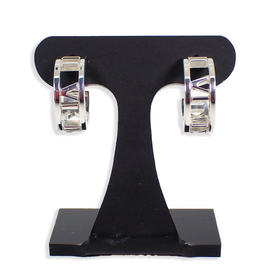 ティファニー SV925 オープンアトラス フープ ピアス[g329-82］