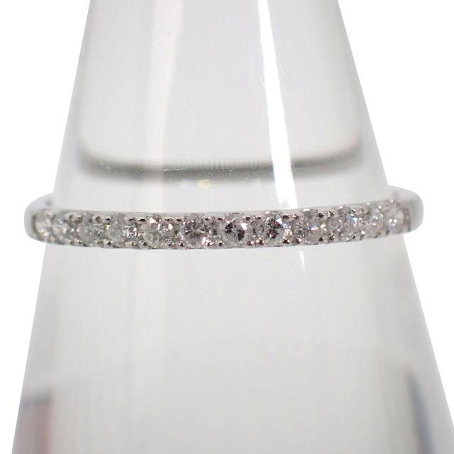 【中古】Pt950 ダイヤモンド/0.15ct ハーフエタニティ リング 11号[g730] g730ファインジュエリー 通販