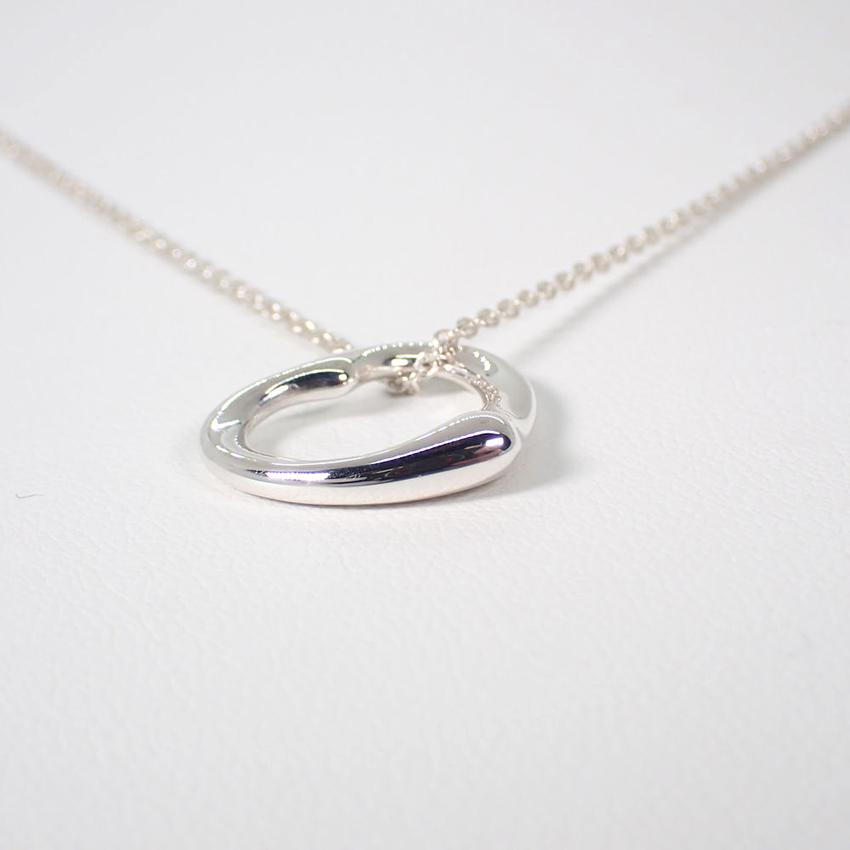 【中古】TIFFANY/ティファニー 925 オープンハート ペンダント/ネックレス/j14-10_3