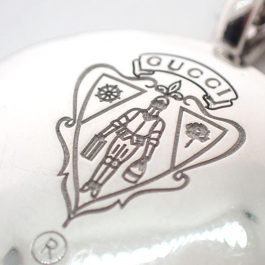 【中古】GUCCI/グッチ SV925 エンブレム クレスト紋様 ペンダント/ネックレス/j159-73_3