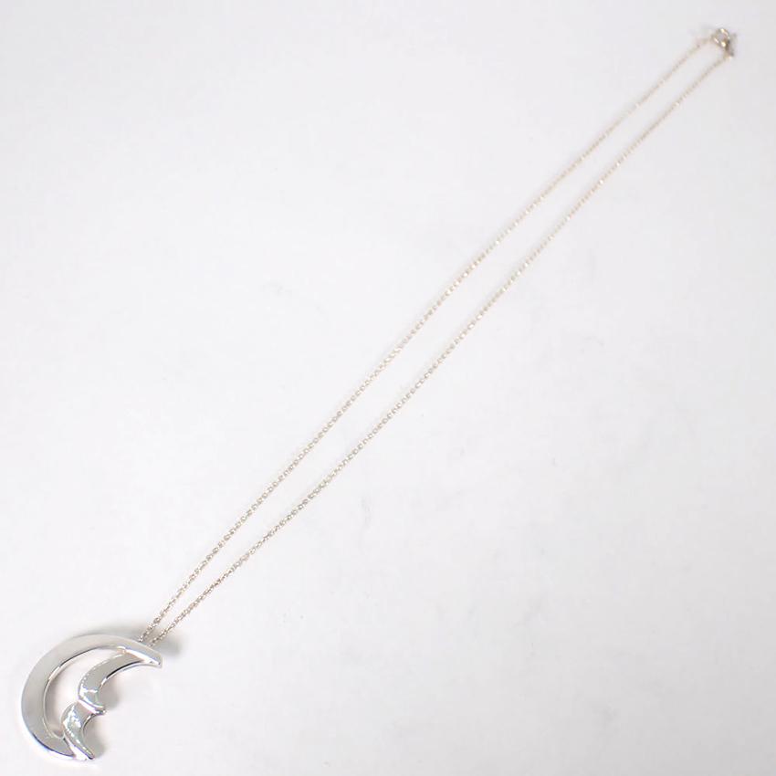 【中古】TIFFANY/ティファニー 925 クレセントムーン ペンダント/ネックレス/j159-75_4