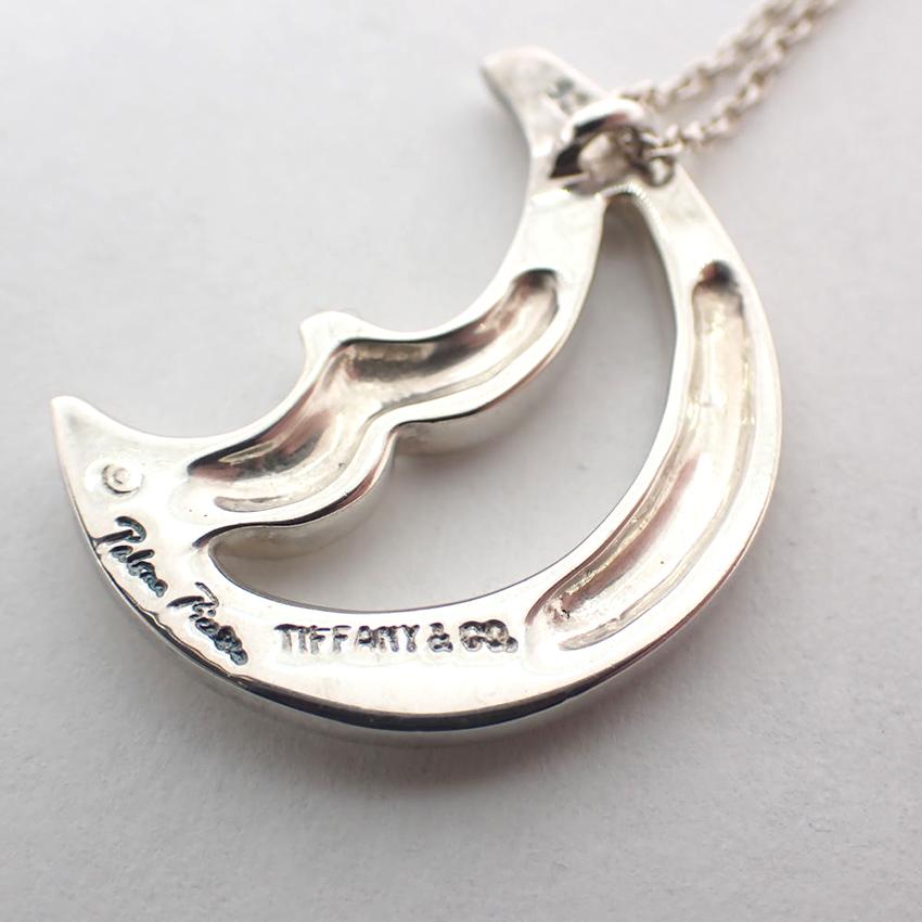 【中古】TIFFANY/ティファニー 925 クレセントムーン ペンダント/ネックレス/j159-75_7