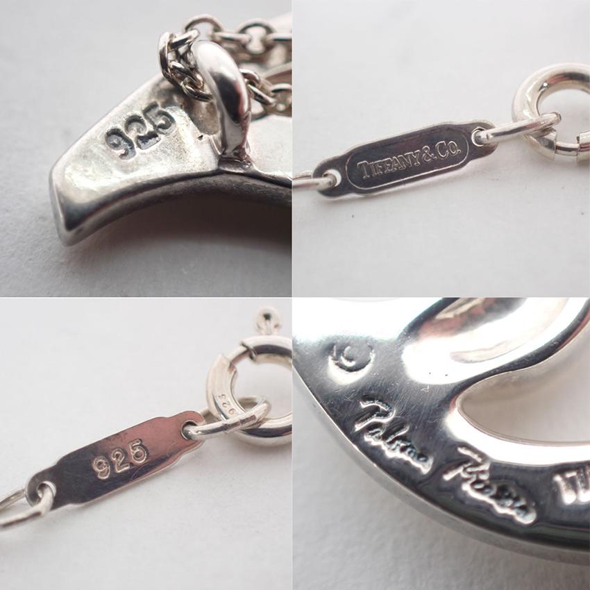 【中古】TIFFANY/ティファニー 925 クレセントムーン ペンダント/ネックレス/j159-75_9