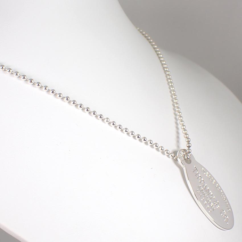 【中古】TIFFANY/ティファニー 925 リターントゥティファニー オーバルタグ ロング ペンダント/j169-12_2