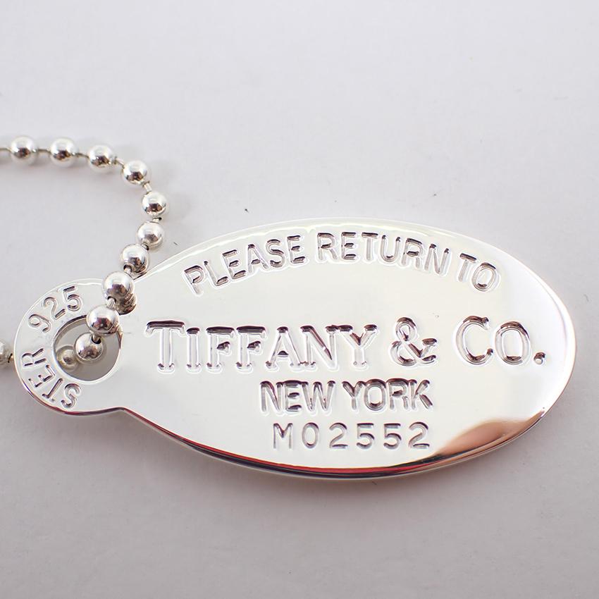 【中古】TIFFANY/ティファニー 925 リターントゥティファニー オーバルタグ ロング ペンダント/j169-12_4