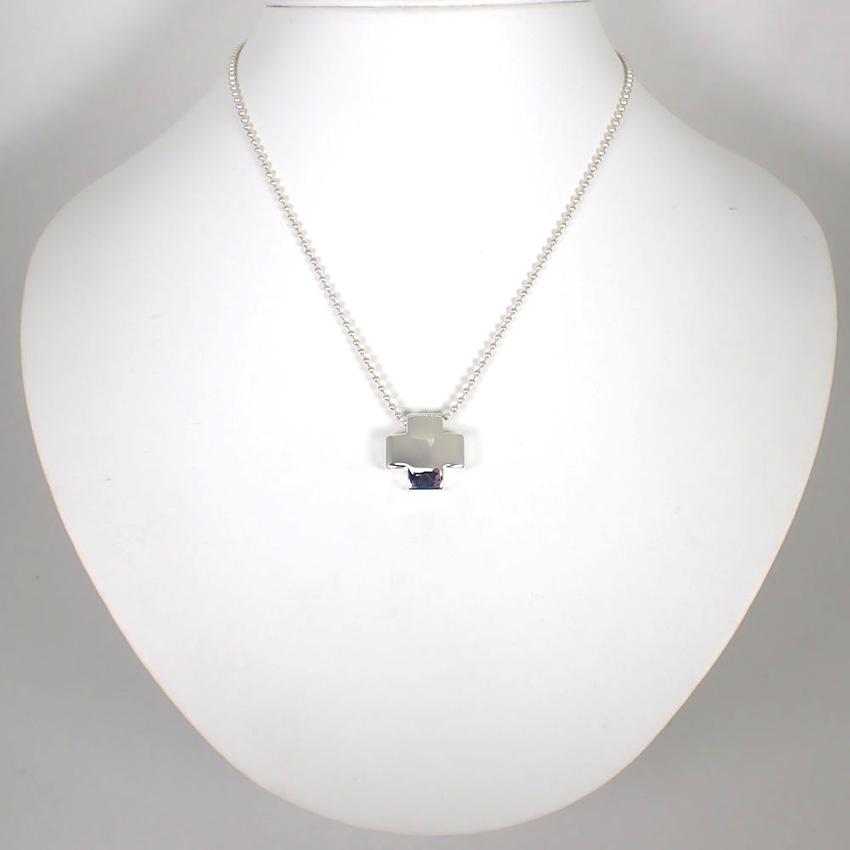 【中古】TIFFANY/ティファニー 925 ローマンクロス ペンダント/ネックレス/j176-9_1