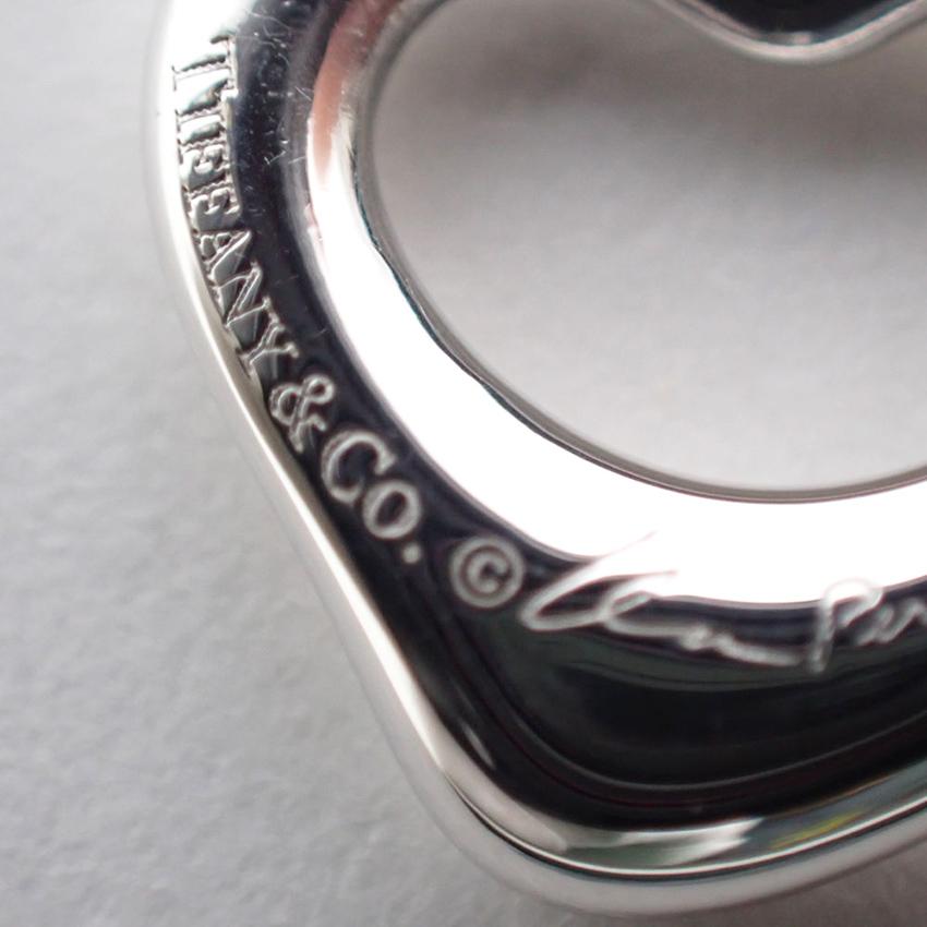 【中古】TIFFANY/ティファニーAg925/オープンハート/ペンダント/ネックレス/j42-5_7