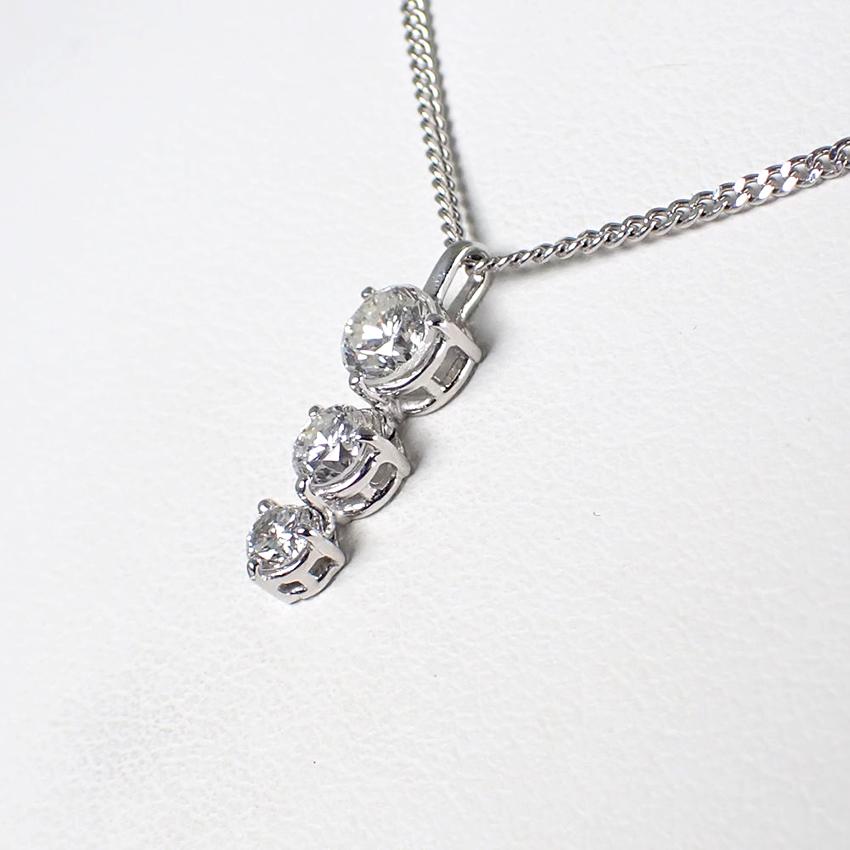 中古】LASOMA/Pt/Pt850/ダイヤモンド ペンダント/j66-2 : JewelerCHIC 