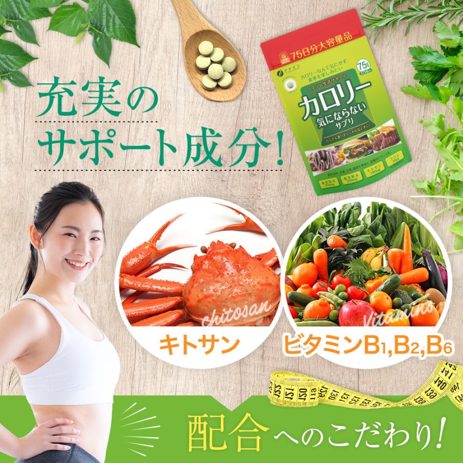 FINE JAPAN ダイエット サプリ カロリー気にならない 大容量品 375粒
