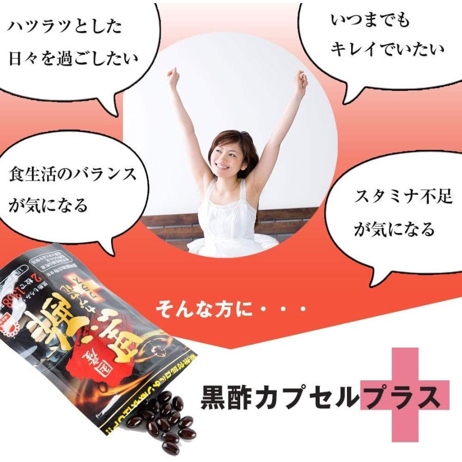 FINE JAPAN 国産 黒酢カプセル プラス 30日分(60粒入り) 黒酢エキス 黒