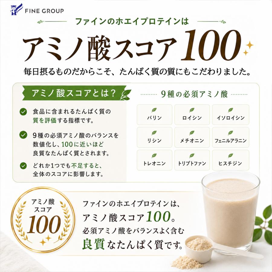 FINE JAPAN ホエイ プロテイン ファイン プロ ホエイプロテイン 100