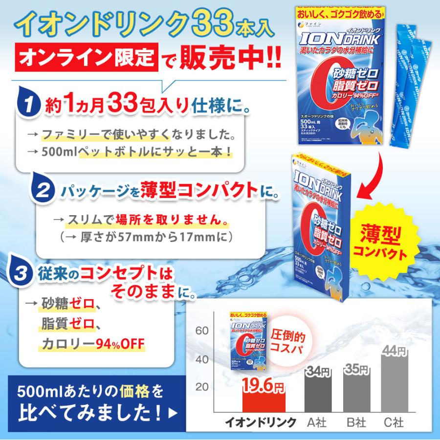 【chanエミさま専用】TO-Ⅱ＋ビューティードリンク [33本] FINE JAPAN 公式限定仕様 イオンドリンク 33本入 砂糖不使用 低