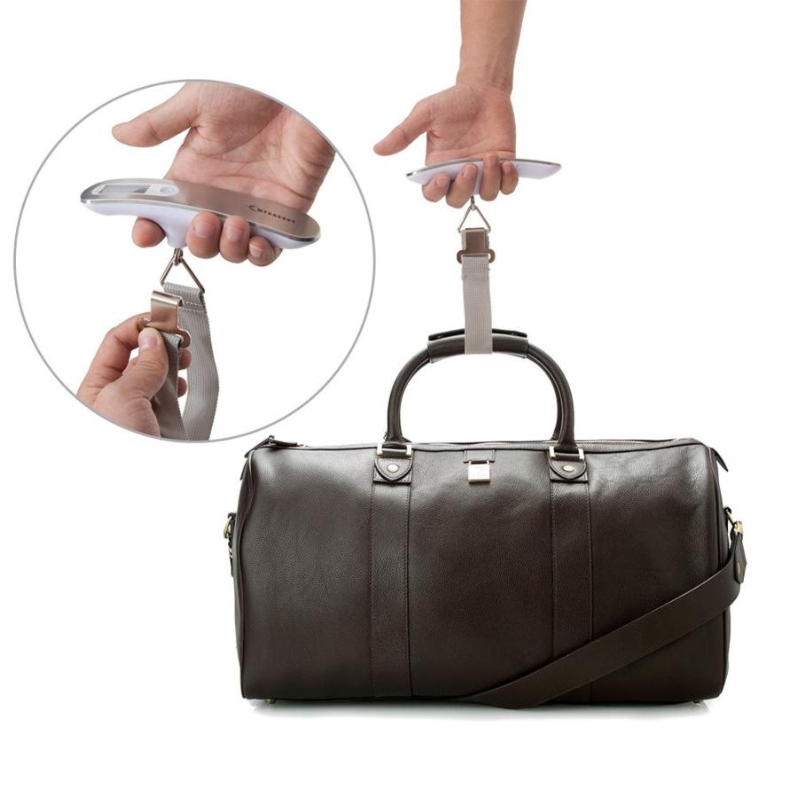 MYCARBON 荷物 旅行はかり LCC用 デジタル はかり 計量 携帯式デジタル スケール ステンレス 手持ち 最大50kg 吊り下げ シルバー |  | 03