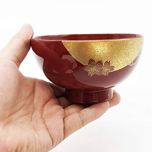 お気に入り 輪島塗 夫婦汁椀 黒内朱朱 雪月花蒔絵 WA10-1 食器、グラス