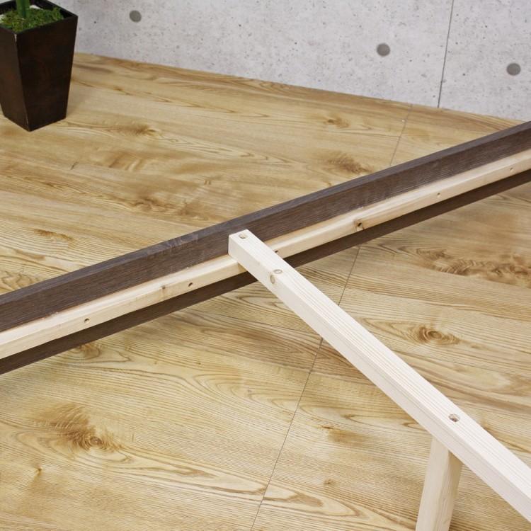 ダブルベッド フレーム すのこ ベッド LEDライト仕様 宮 脚付 ２口 コンセント付 スタイリッシュ ダブル インテリア 家具 ※ベッドフレーム単品 