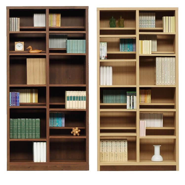 木製 ラック オープンラック 本棚 書棚 幅90cm ハイタイプ 奥行29cm 可動式棚 シンプル 本 書類 飾り棚 収納 棚 インテリア