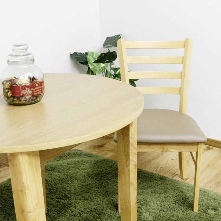 円形 ダイニングテーブル 3点セット 径80cm 円卓 チェア 2脚 シンプル デザイン ダイニング セット カフェ 食卓 キッチン テーブル イス 家具 送料無料_11