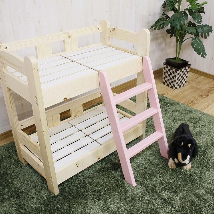 ペットベッド 2段ベッド フレーム単品 北欧 パイン材 カントリー調 すのこ ベッド 通気性 ペット用ベッド ペット イヌ 犬 ネコ 猫 マットレスは別売 Pb 02 ファインストア 通販 Yahoo ショッピング