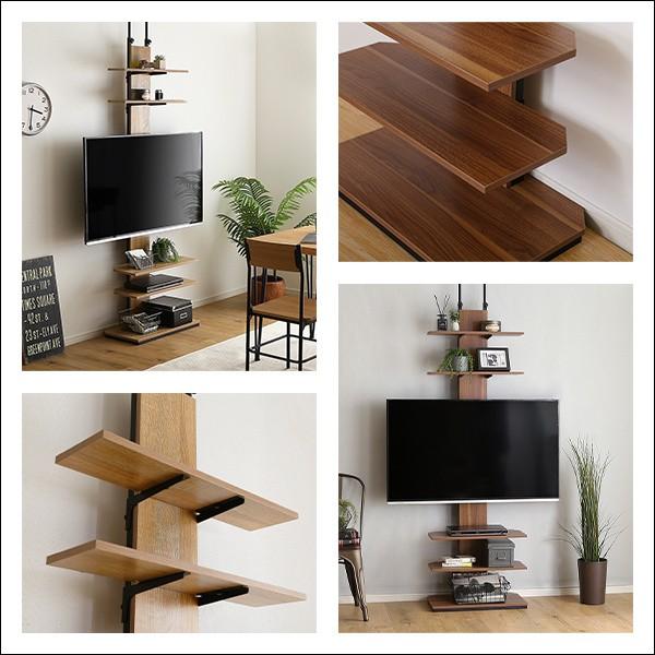 突っ張り テレビスタンド 幅60cm テレビ 32~65インチ対応 テレビラック 5段階調整 ディスプレイ 収納 可動棚 テレビ台 TV ボード 家具 送料無料 |  | 11