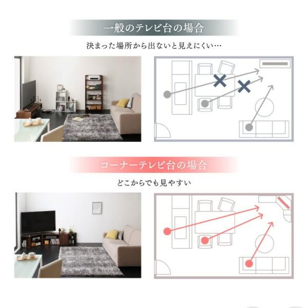 お得セット】 コーナータイプ テレビ台 4点 セット ローボード
