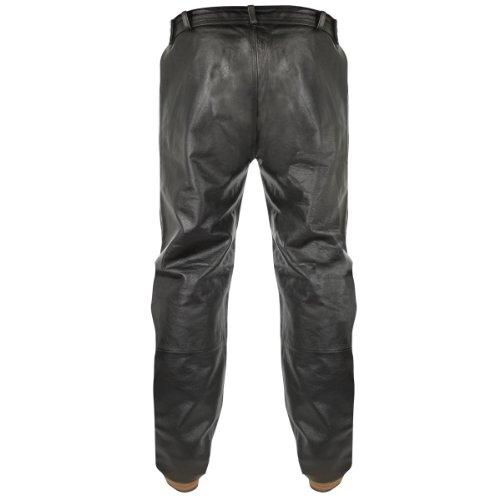 販売の値下げ Xelement b7440メンズブラックレザーMotorcycle Overpant with Side Zipper and Sna 48 ブラック 56732