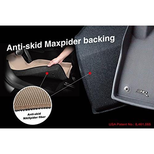 で送料無料 3D MAXpider L1HD03811509 HONDA ODYSSEY EX 2011-2014 KAGU BLACK R1 Floor Mat