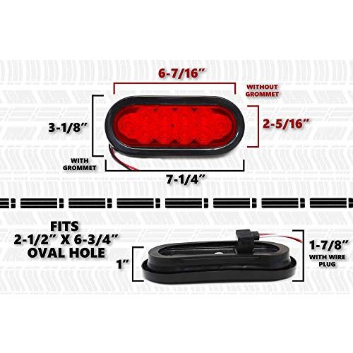 半額セール RED94 - レッドオーバルライト。 16 Lights RED949425